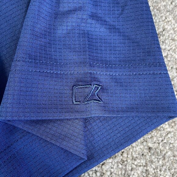 Cutter & Buck Toronto Blue Jays DryTec Polo MLB Golf Blue Size Large - Picture 7 of 13
